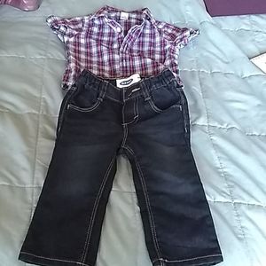 Boys old Navy jeans an top